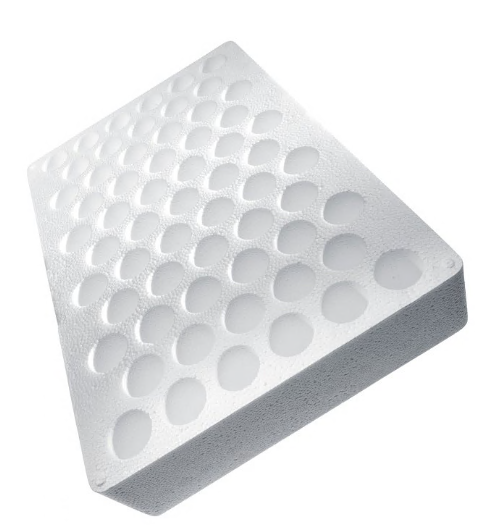 Styropor Lochpalette Typ "D/L", 61 Löcher, 25 mm Styropor Lochpalette Typ "D/L", 61 Löcher, 25 mm