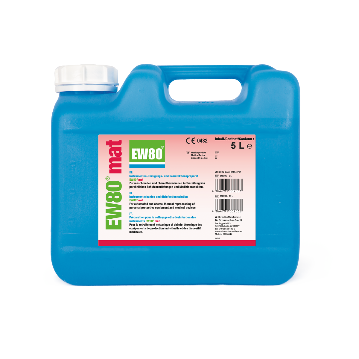 EW80® mat Maschinenwasch- und desinfektionsmittel EW80® mat Maschinenwasch- und desinfektionsmittel