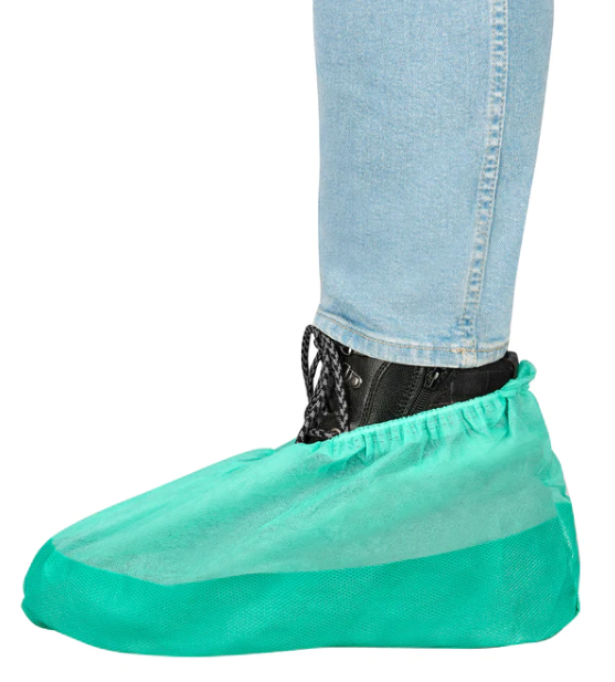 Einmal-Schuhe, grün, extra groß & hoch Einmal-Schuhe, grün, extra groß & hoch