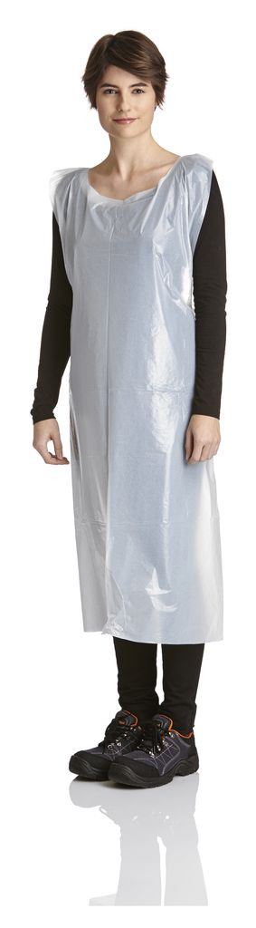 Folienschürze, transparent, 125 cm Länge Folienschürze, transparent, 125 cm Länge