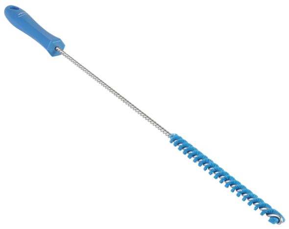 Vikan Rohrbürste mit Stiel, 1 cm Durchmesser, hart, blau Vikan Rohrbürste mit Stiel, 1 cm Durchmesser, hart, blau