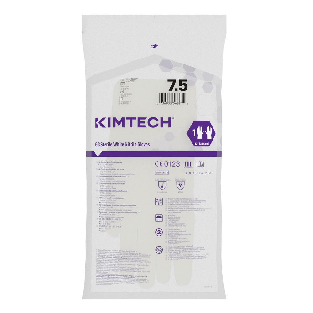 Kimberly-Clark Reinraumhandschuhe KIMTECH PURE G3 Sterile white