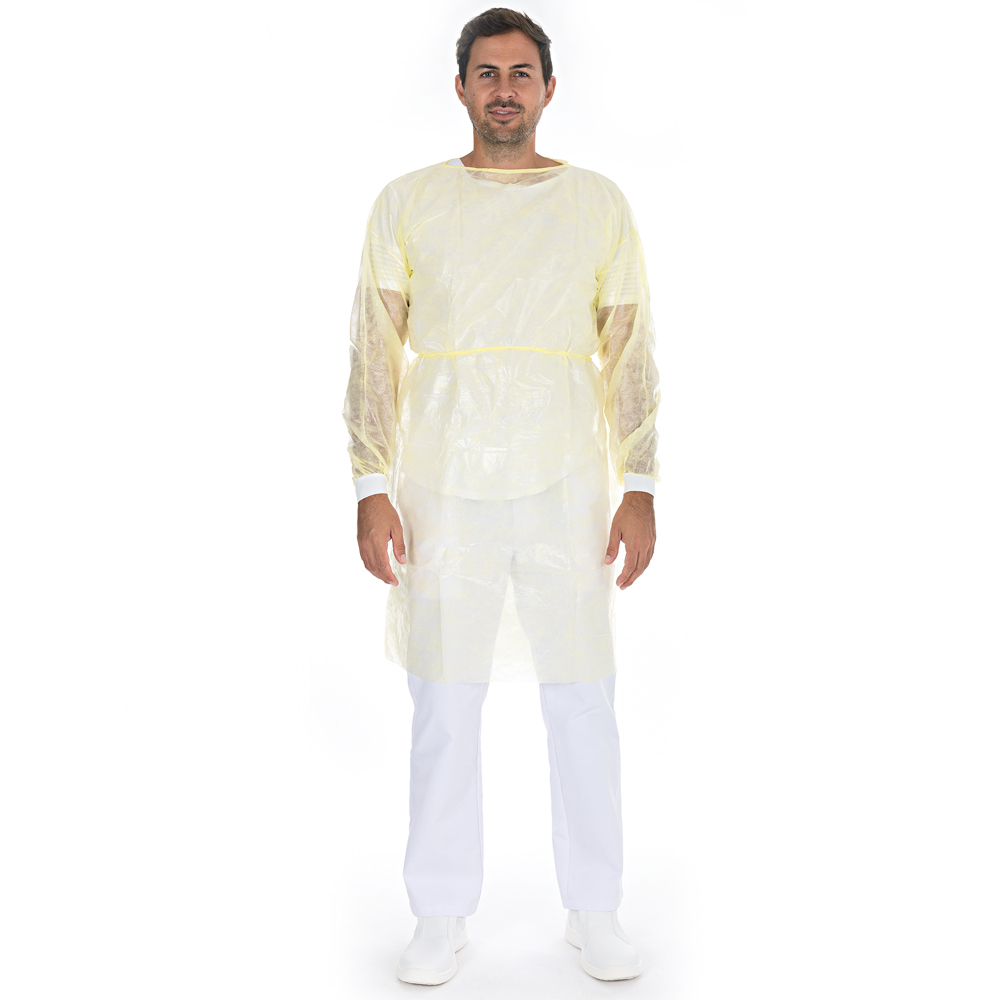 Bild: © Franz Mensch GmbH Kittel mit Nackenbindeband