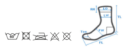 Reinraumsocken, versch. Ausführungen